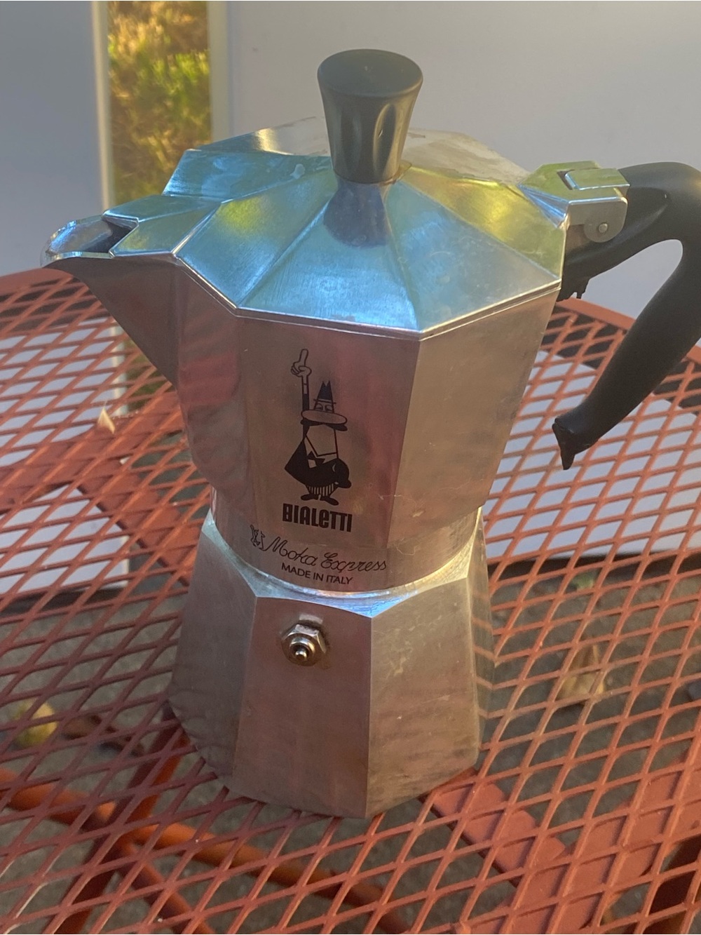 Bialetti Moka Stovetop Espresso Maker - Silver Aluminum